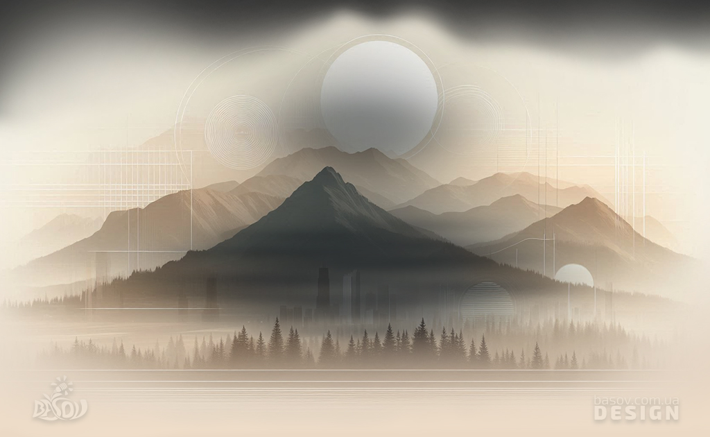 синій технології фону